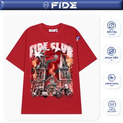 Áo thun Địa danh FIDE Sài Gòn phông cotton unisex nam nữ Form rộng cổ tròn - AT139