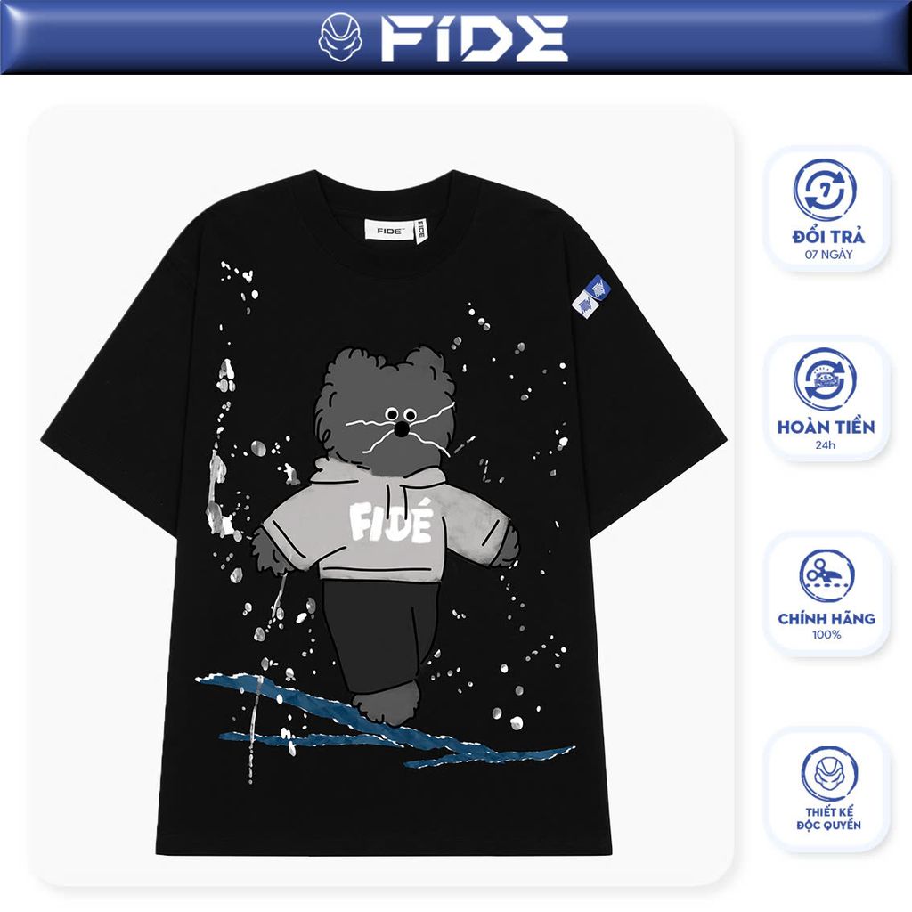 Áo thun FIDE MONAMHEE phông unisex form rộng local brand nam nữ cổ tròn oversize - AT140