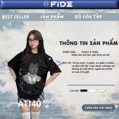 Áo thun FIDE MONAMHEE phông unisex form rộng local brand nam nữ cổ tròn oversize - AT140