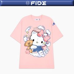 Áo thun FIDE KittyCat phông unisex form rộng local brand nam nữ cổ tròn oversize - AT142
