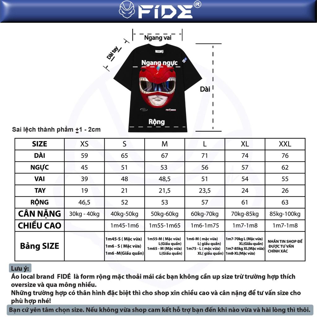 Áo thun FIDE Siu Nhơn phông unisex form rộng local brand nam nữ cổ tròn oversize - AT143