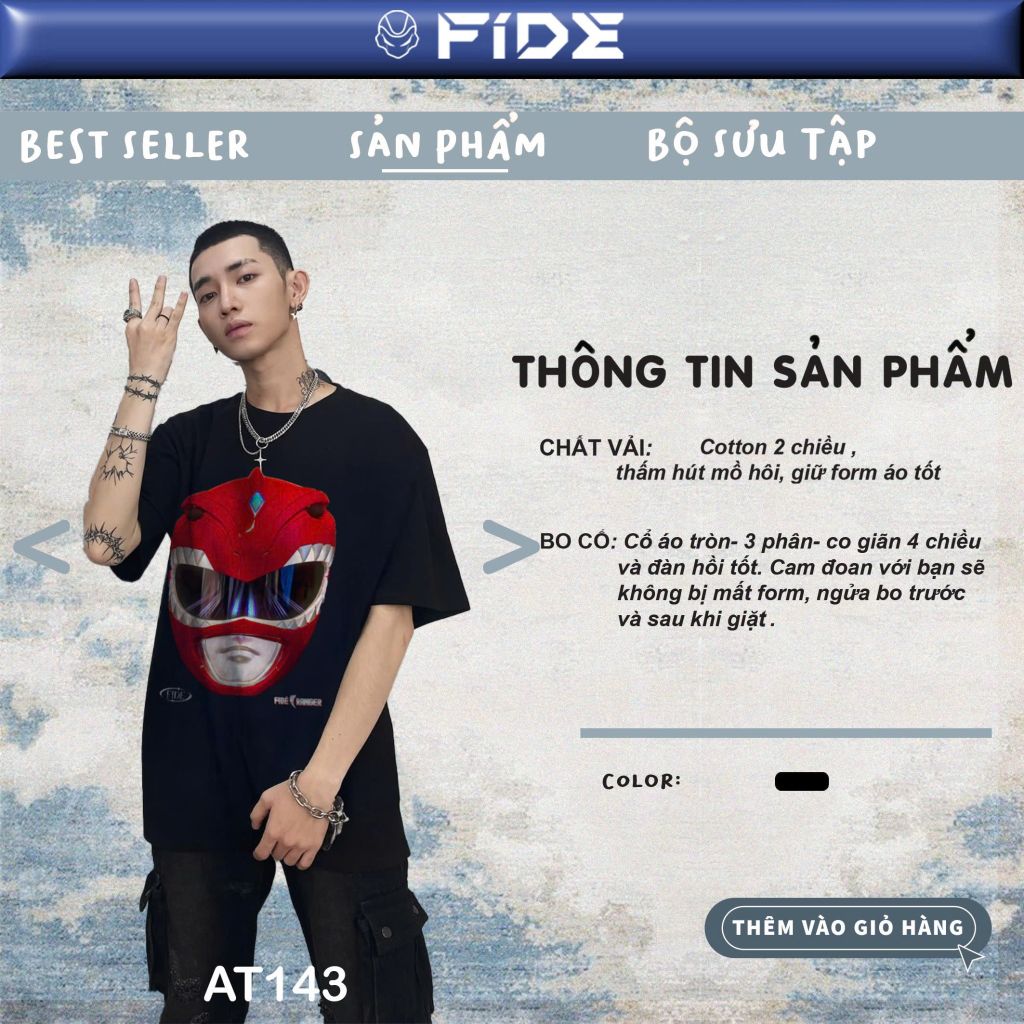 Áo thun FIDE Siu Nhơn phông unisex form rộng local brand nam nữ cổ tròn oversize - AT143