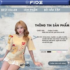 Áo thun FIDE Valentine cặp đôi unisex form rộng local brand cổ tròn oversize - AT145 (Tặng gấu)