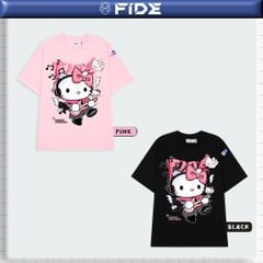 Áo thun FIDE KittyCat phông unisex form rộng local brand nam nữ cổ tròn oversize - AT146 (Tặng mèo)