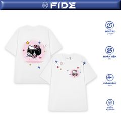 Áo thun FIDE KittyCat phông unisex form rộng local brand nam nữ cổ tròn oversize - AT151