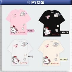 Áo thun FIDE KittyCat phông unisex form rộng local brand nam nữ cổ tròn oversize - AT149