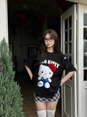 Áo thun FIDE KittyCat phông unisex form rộng local brand nam nữ cổ tròn oversize - AT150