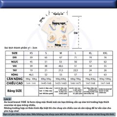 Áo thun FIDE JoyBear unisex form rộng đính gấu local brand cổ tròn oversize - AT153 (Tặng gấu)