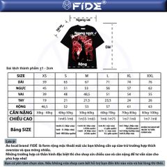 Áo thun FIDE phông unisex form rộng local brand nam nữ cổ tròn oversize - AT157