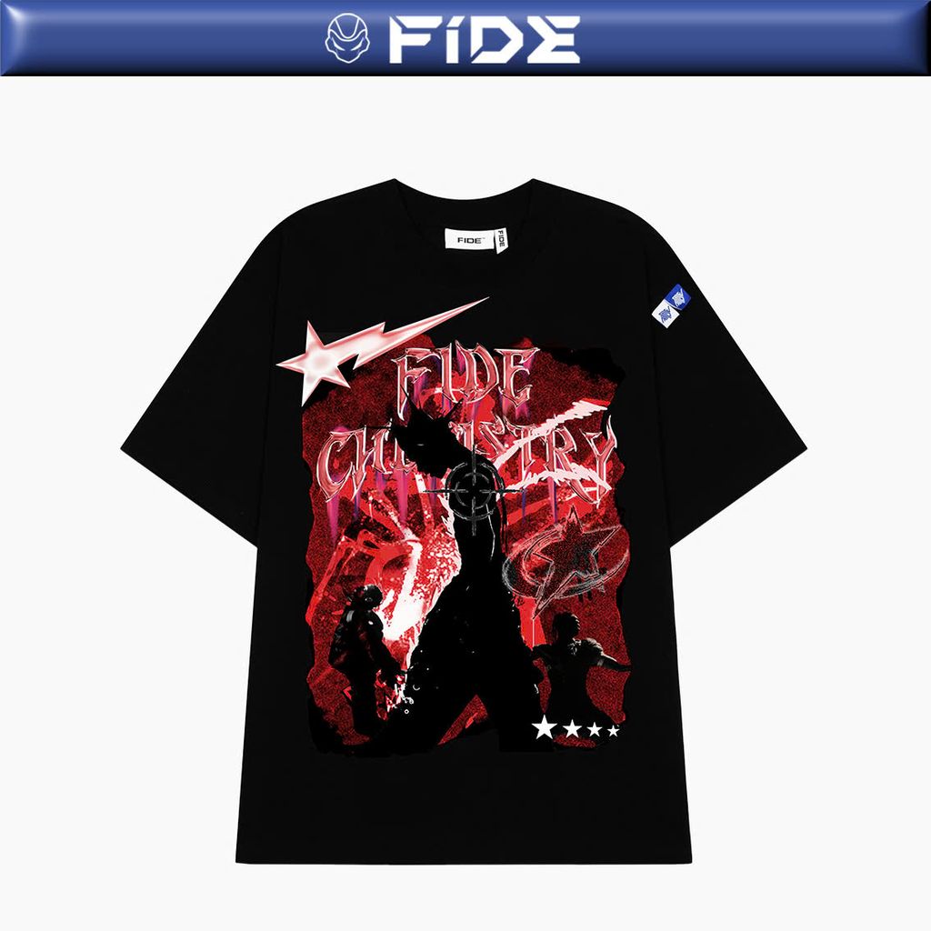 Áo thun FIDE phông unisex form rộng local brand nam nữ cổ tròn oversize - AT157
