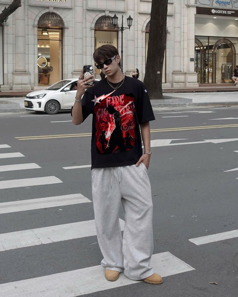 Áo thun FIDE phông unisex form rộng local brand nam nữ cổ tròn oversize - AT157