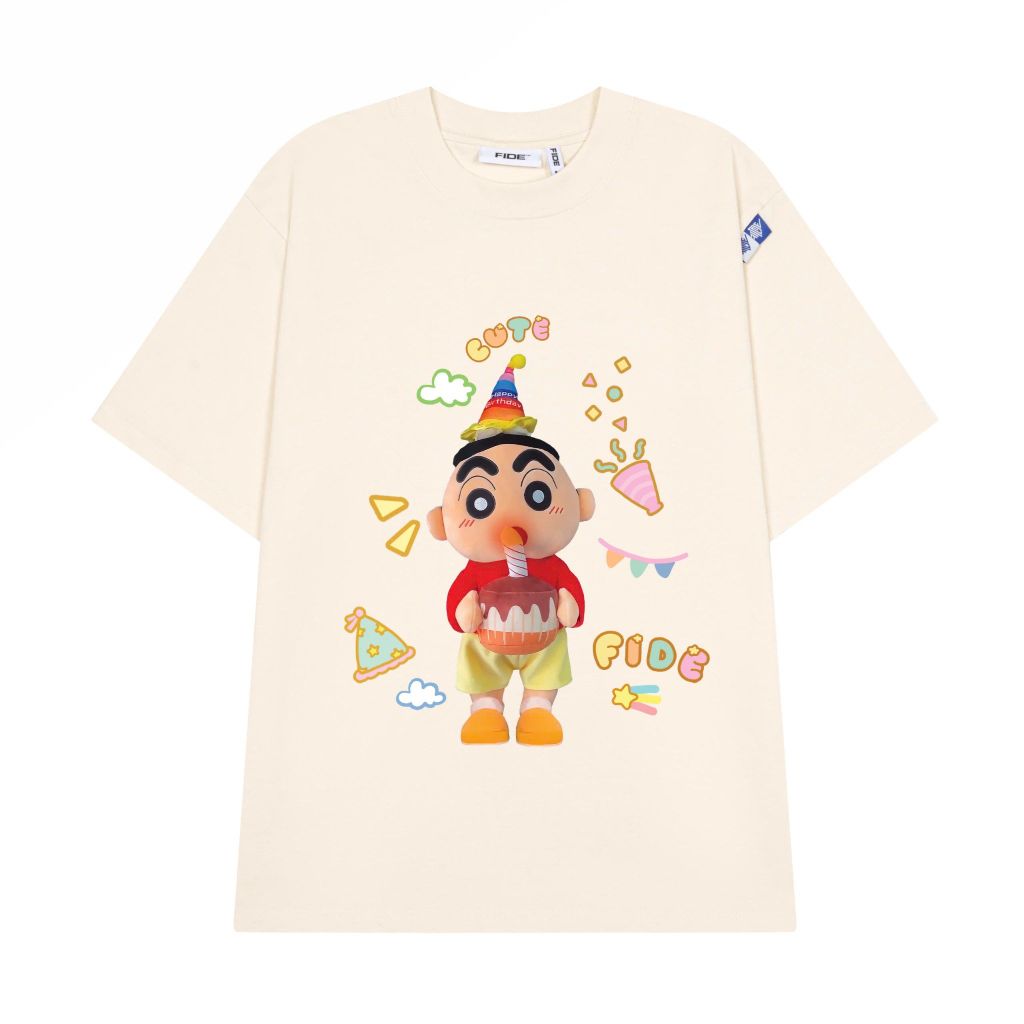 Áo thun FIDE SHIN Bút Chì phông unisex form rộng local brand nam nữ cổ tròn oversize - AT158