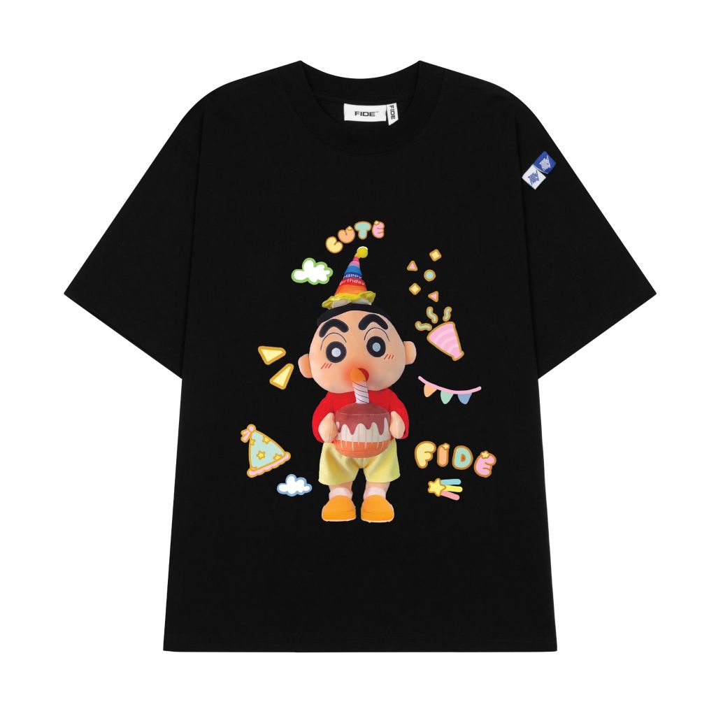 Áo thun FIDE SHIN Bút Chì phông unisex form rộng local brand nam nữ cổ tròn oversize - AT158