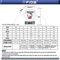 Áo thun FIDE Hello Kitty phông unisex form rộng local brand nam nữ cổ tròn oversize - AT160