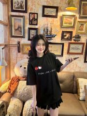Áo thun FIDE Hello Kitty phông unisex form rộng local brand nam nữ cổ tròn oversize - AT161
