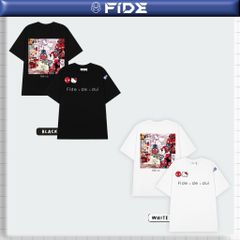 Áo thun FIDE Hello Kitty phông unisex form rộng local brand nam nữ cổ tròn oversize - AT161