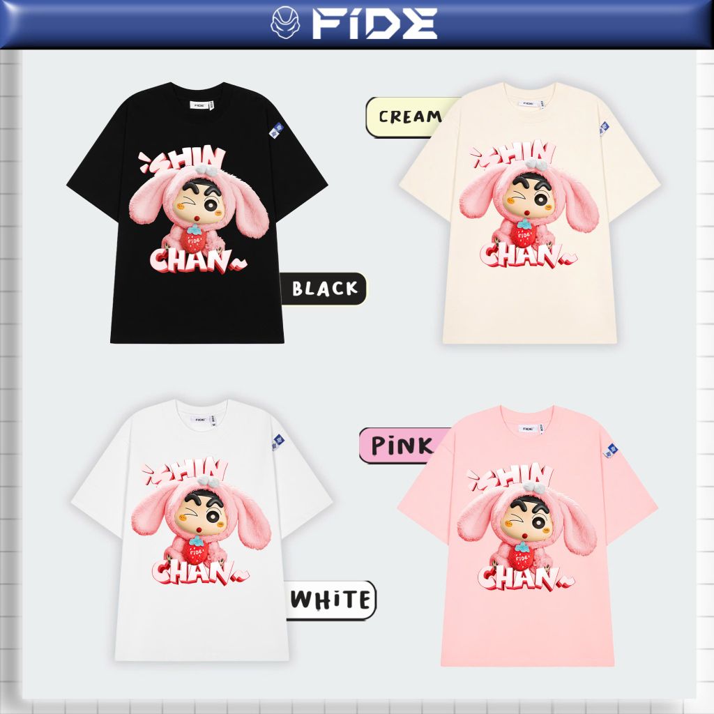 Áo thun FIDE SHIN Bút Chì phông unisex form rộng local brand nam nữ cổ tròn oversize - AT165