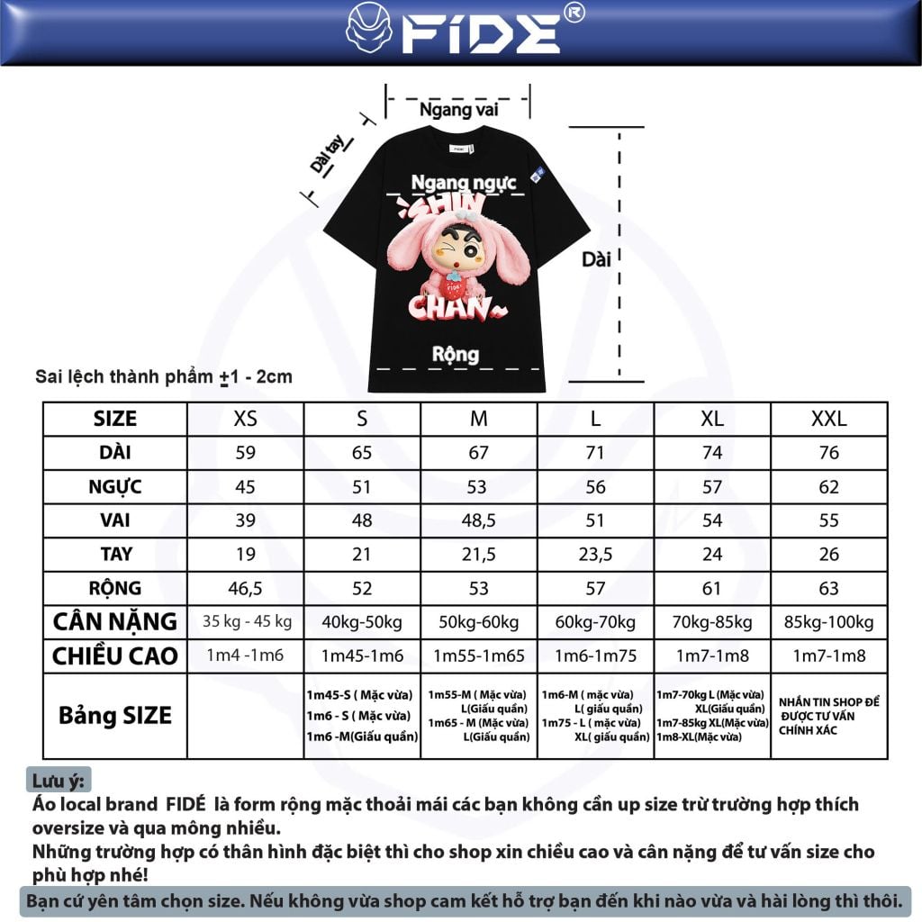 Áo thun FIDE SHIN Bút Chì phông unisex form rộng local brand nam nữ cổ tròn oversize - AT165