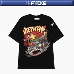 Áo thun FIDE Việt Nam phông unisex form rộng local brand nam nữ cổ tròn oversize - AT167