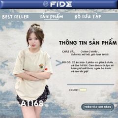 Áo thun FIDE Việt Nam phông unisex form rộng local brand nam nữ cổ tròn oversize - AT168