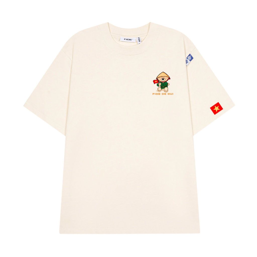 Áo thun FIDE Việt Nam phông unisex form rộng local brand nam nữ cổ tròn oversize - AT168