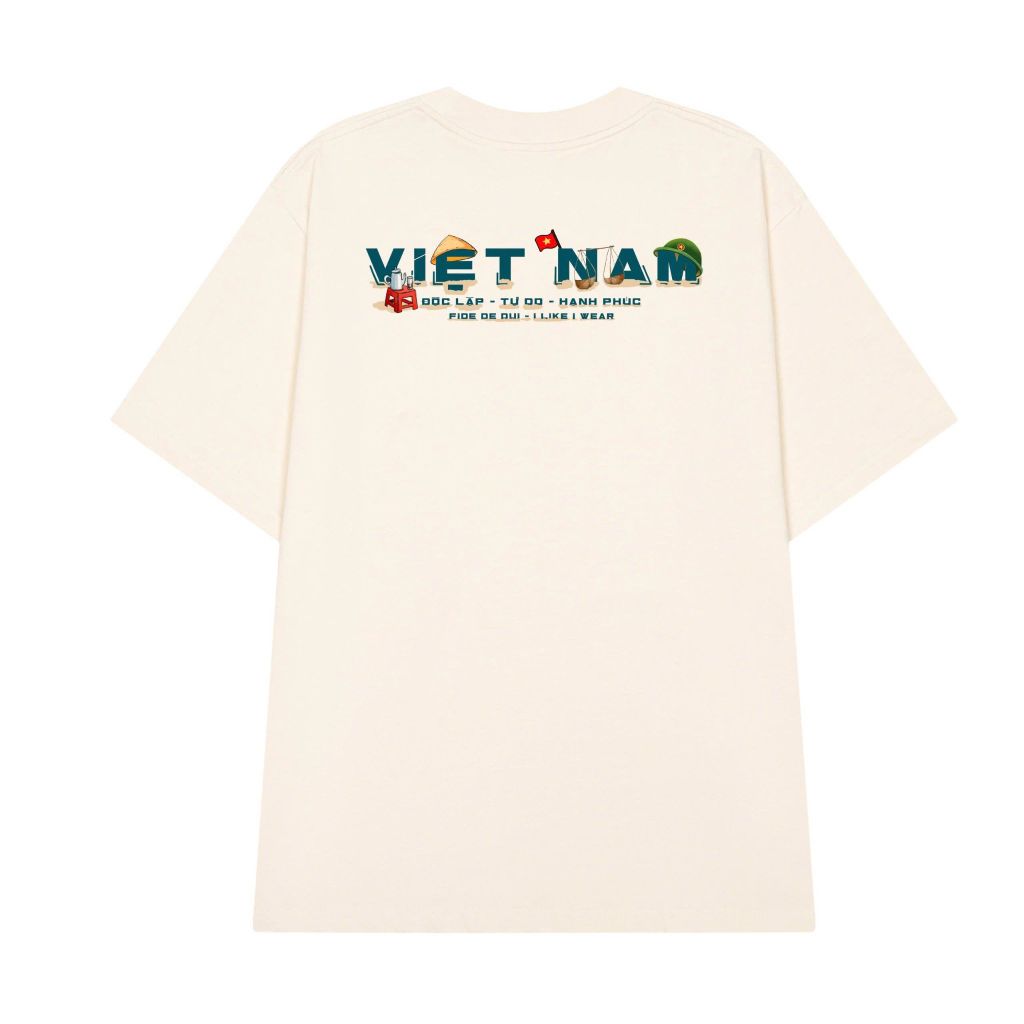 Áo thun FIDE Việt Nam phông unisex form rộng local brand nam nữ cổ tròn oversize - AT168