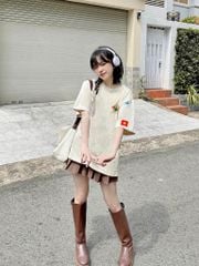 Áo thun FIDE Việt Nam phông unisex form rộng local brand nam nữ cổ tròn oversize - AT168