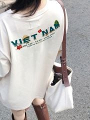 Áo thun FIDE Việt Nam phông unisex form rộng local brand nam nữ cổ tròn oversize - AT168