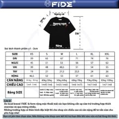 Áo thun FIDE Việt Nam phông unisex form rộng local brand nam nữ cổ tròn oversize - AT170