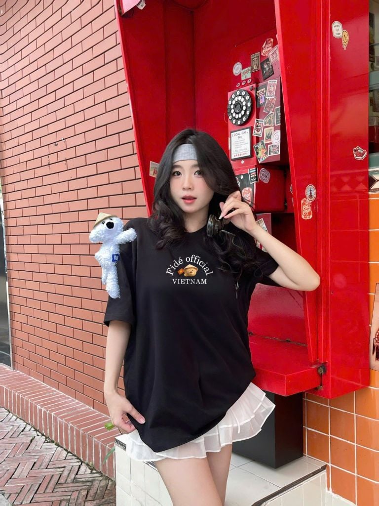 Áo thun FIDE Việt Nam phông unisex form rộng local brand nam nữ cổ tròn oversize - AT169 ( TẶNG KÈM GẤU )