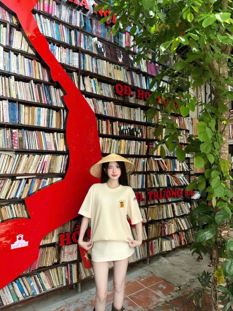 Áo thun FIDE JoyBear unisex form rộng đính gấu local brand cổ tròn oversize - AT174