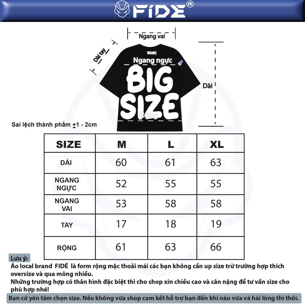 Áo thun FIDE BOXY phông boxy form rộng local brand nam nữ cổ tròn oversize - AT175