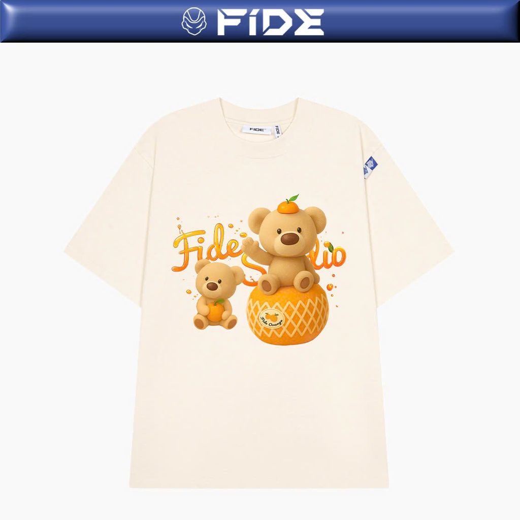 Áo thun FIDE Trái cây phông unisex form rộng local brand nam nữ cổ tròn oversize - AT179