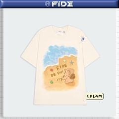 Áo thun FIDE JoyBear unisex form rộng local brand cổ tròn oversize Summer - AT180