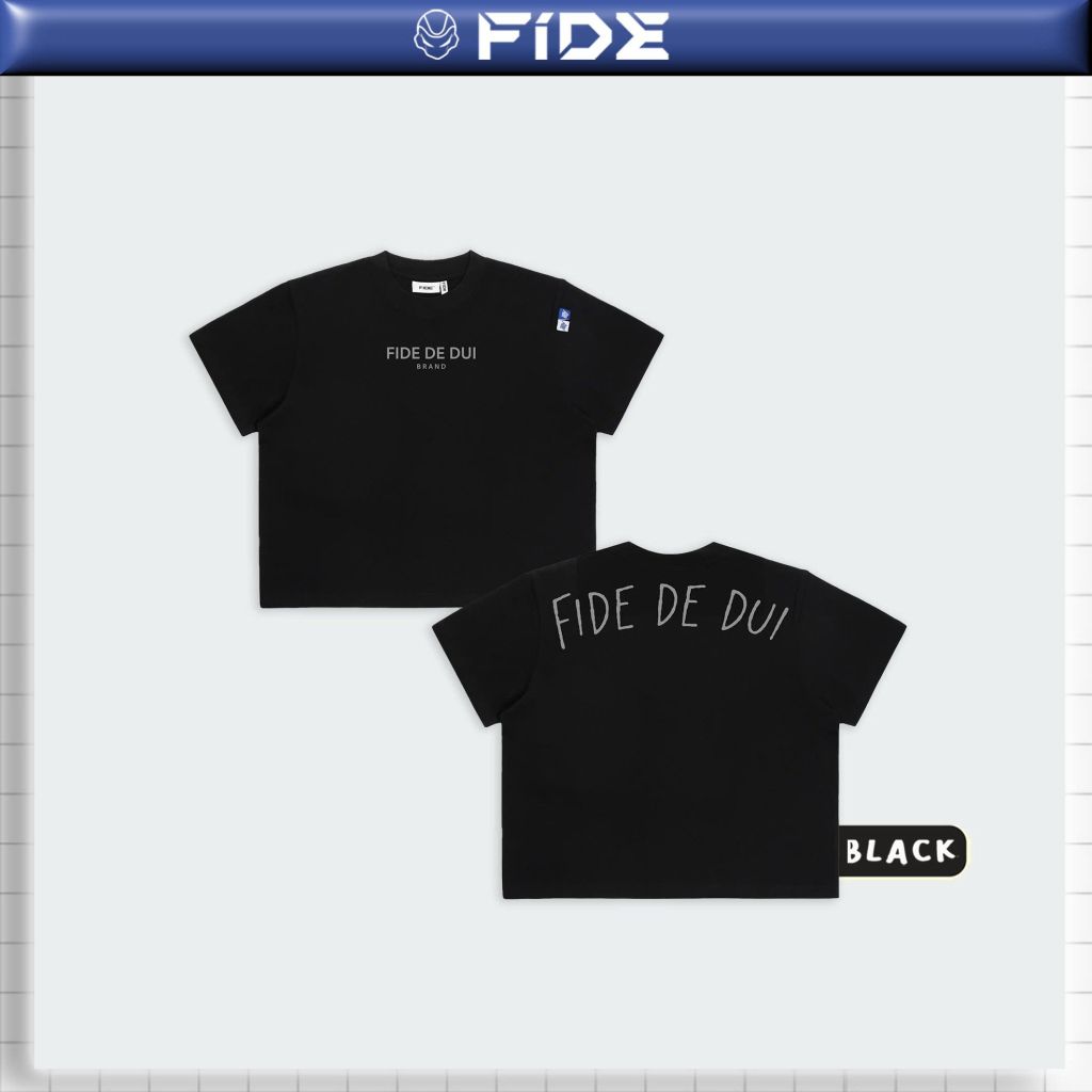 Áo thun FIDE BOXY phông boxy form rộng local brand nam nữ cổ tròn oversize - AT183