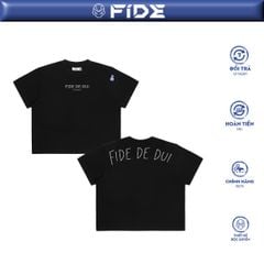 Áo thun FIDE BOXY phông boxy form rộng local brand nam nữ cổ tròn oversize - AT183