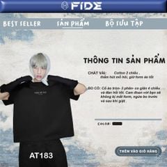 Áo thun FIDE BOXY phông boxy form rộng local brand nam nữ cổ tròn oversize - AT183
