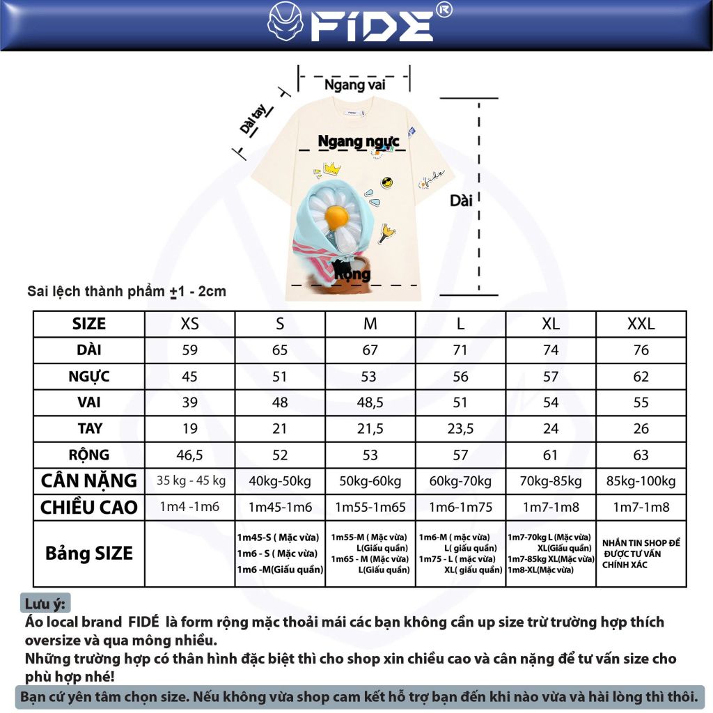 Áo thun FIDE LIGHTSTICK phông unisex form rộng local brand nam nữ cổ tròn oversize -AT184