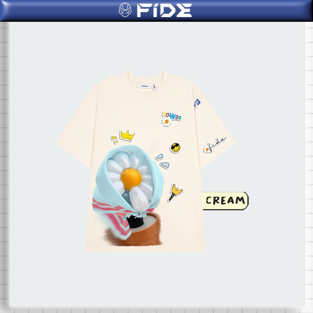 Áo thun FIDE LIGHTSTICK phông unisex form rộng local brand nam nữ cổ tròn oversize -AT184