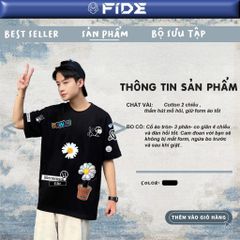 Áo thun FIDE LIGHTSTICK phông unisex form rộng local brand nam nữ cổ tròn oversize -AT185