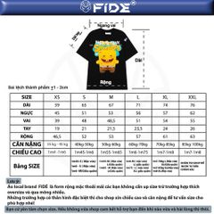 Áo thun FIDE Bọt Biển unisex form rộng local brand nam nữ cổ tròn oversize - AT196