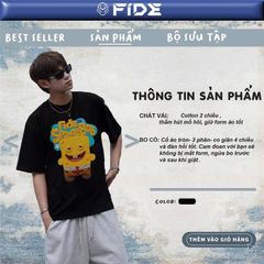 Áo thun FIDE Bọt Biển unisex form rộng local brand nam nữ cổ tròn oversize - AT196