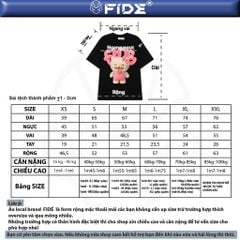 Áo thun FIDE Hello Kitty unisex form rộng local brand nam nữ cổ tròn oversize - AT197