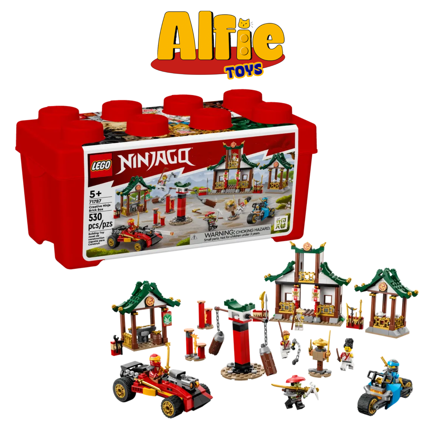 Lego Ninjago Thùng Gạch Sáng Tạo Ninjago 71787 – Alfie Toys