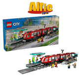  Lego City Tàu điện & nhà ga thành phố 60423 