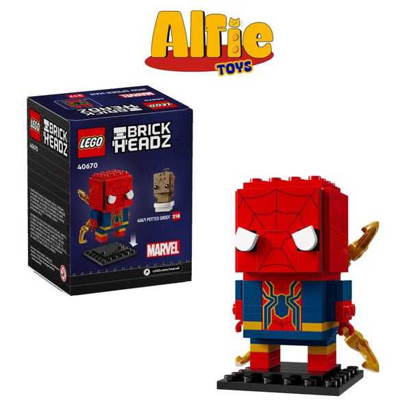  Lego BrickHeadz Nhân Vật Iron Spider Man 40670 