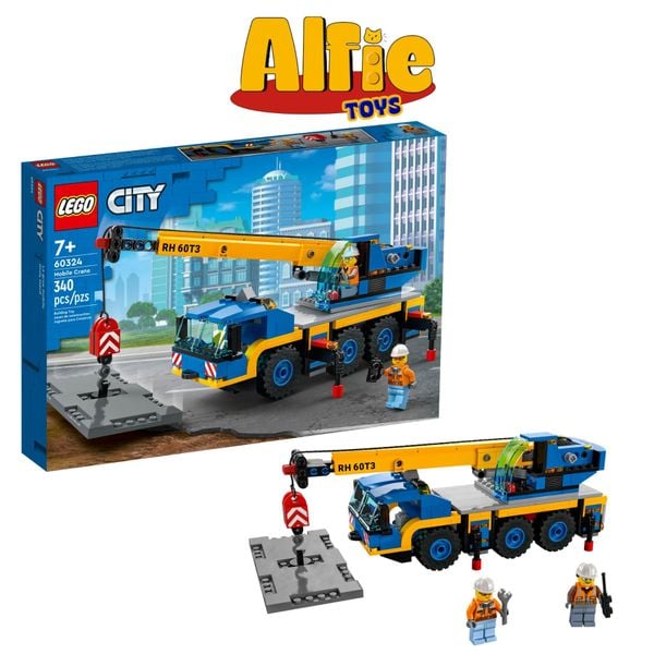  Lego City Cần cẩu di động 60324 