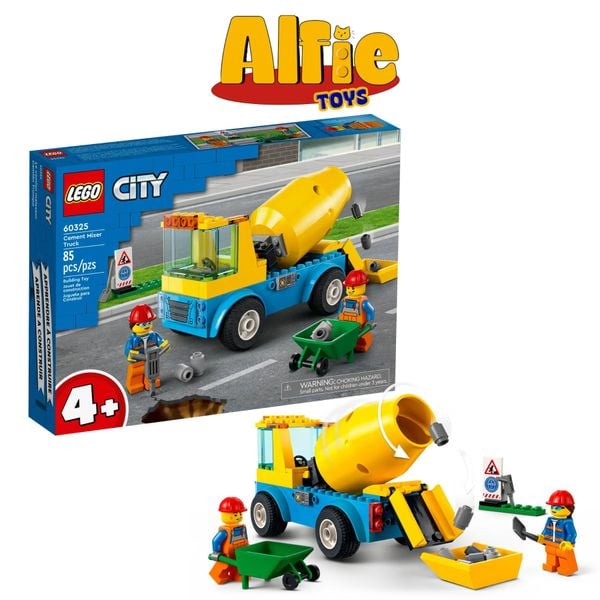  Lego City Xe trộn xi măng 60325 