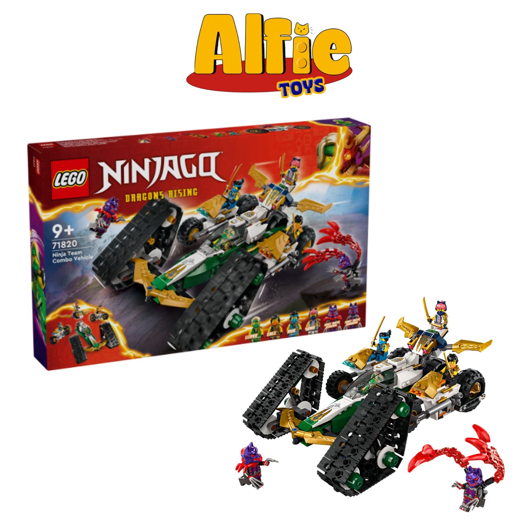 Lego Ninjago Xe Combo Đội Ninja 71820 – Alfie Toys