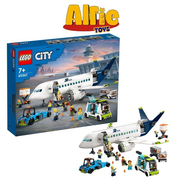  Lego City Passenger Airplane Máy Bay Chở Khách 60367 